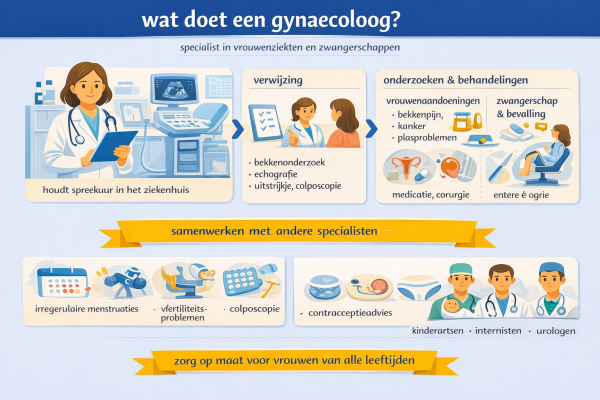 Alles over het beroep gynaecoloog Wat doet een gynaecoloog